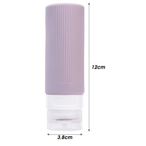 【Grilrigrin】4pcs Silicone Refillable Bottle Soft Lotion Cream Container Squeeze Tube Empty Storage Bottle Portable Travel Shampoo Squeeze Bottles