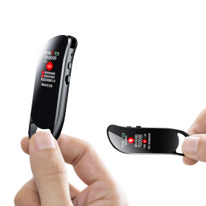 Vandlion V11P Mini Voice Recorder Easy Operation 0.96" Small Screen One Button Record 13H Recording Time Type-C OTG Dictaphone