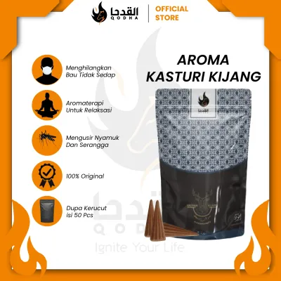 Qodha Bukhur Tanpa Arang 50pcs in 1 pek Aromatherapy 50 Pcs in 1 pack
