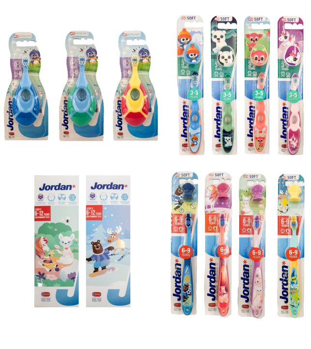 Jordan Baby Kids Toothpaste Toothbrush Berus Gigi Ubat Bayi Budak