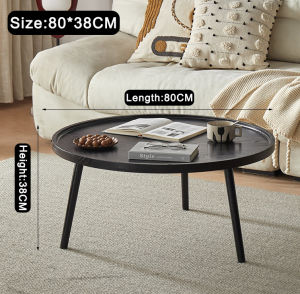 Center Table For Living Room 2 Pieces Center Table  Wooden Table Simple Modern Home Round Small Coffee Table