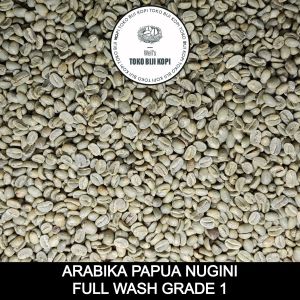 Green Bean Arabika Papua Nugini Full Wash Grade 1 - 1 Kg