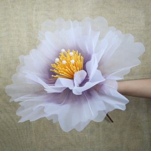 OKDEALS 40/50cm Artificial Peony Flower Outdoor Silk Large Flower Head  Layered Fluffy Petals Fake Flowers Floor Display