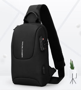 Mark Ryden TSA Khóa Túi Đeo Chéo Nam Người Phụ Nữ Túi Đeo Không Thấm Nước Sạc USB Túi Đeo Ngực Chuyến Đi Ngắn Messenge Túi Túi Đeo Chéo Túi Đeo Vai Kev Xu Hướng