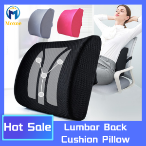 High-quality Memory Foam Seat Cushion Lumbar Pillow Breathable Relieve Hemorrhoids Back Pain Moxoe
