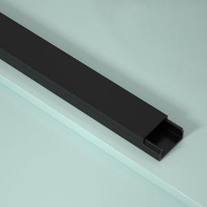 MIRELAE 1m Wire Conduit Rectangle Self-Adhesive Cable Trunking High Quality PVC Cord Protector Floor
