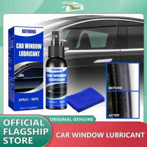 Rayhong Car Lubricant Window Door Rubber Strip Softening Spray Anti-rust Eliminates Noise Maintenance Window Lubricant agent 60ml Automotive Window Door Rubber Strip Car Lubricant Grease Window Spray Smooth Auto Long-Lasting Non-Drip Lube Lifting