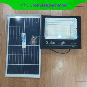 Đèn Led Năng Lượng Mặt Trời 400W Đèn Trang Trí Thông Minh Đèn Tường Ngoài Trời Chính Hãng Bảo Hành Uy Tín