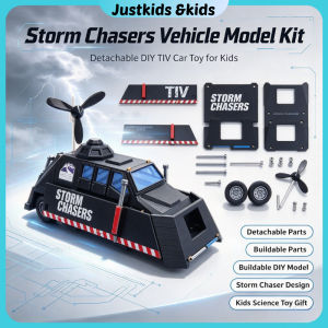3D Printed TIV2 Tornado Intercept Storm Chaser CarATS Modified Vehicle DIY Movable Hobby Collectible Toy