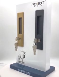 LockMan Heavy Duty Sliding Door Lock Pang Seguridad ng Bahay Balcony at Cabinet Invisible Sliding Door Lock Anti-Theft Lock