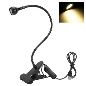 Usb Led Clip On Desk Lamp Reading Book Light Clip-on Night Lights Gooseneck Table Study Read 5v Cold White 360°clip-on For/table2026