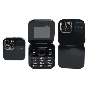 พร้อมส่งในไทย New โทรศัพท์จิ๋ว มือถือจิ๋วฝาพับ ขนาดพกพา i16 pro มีภาษาไทย ใส่ได้2ซิม น่ารัก โทร-เข้า-ออก ถ่ายรูป-วิดีโอ ฟังเพลง