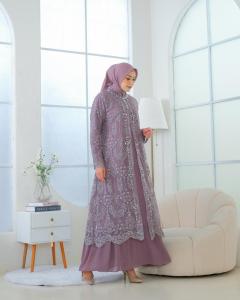 Naily kebaya - Gamis kanaya ceruti baby doll / gamis pesta dan lebaran