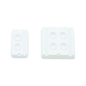 50pcs/100pcs Dental Disposable Mixing Wells Bonding Resin Adhesive Plastic Palette 2/4 Slots Applicator Trays Dentistry Material
