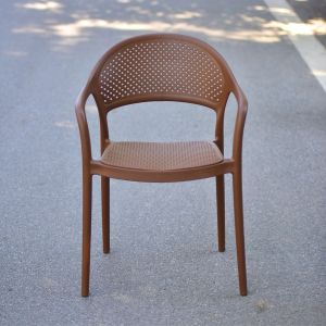 King Ghế MA6818 Cao Cấp – Sang Trọng Chắc Chắn Đẳng Cấp Nhựa PP Dày Dặn Chịu Lực Tốt Kích Thước 46x57x82cm Màu Đen/Nâu Phù Hợp Phòng Ăn Quán Cafe Nhà Hàng Homestay