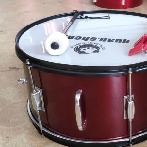 Silver Army Bulging Musical Instrument Beating  Band Drum New Beginnings Taoist Court West Drum Drum