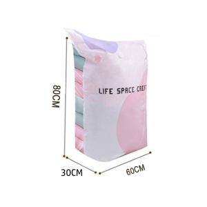 YIHVF493167 Cube Compression Vacuum Storage Bags Press Seal Space Saving No-Pump Vacuum Bags Reusable Press Seal Bags Bedding Storage