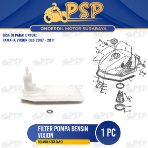 Filter Pompa Bensin Vixion - Saringan Fuel Pump Pampers Pempes Bengsin Yamaha Vixion Lama Old