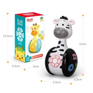 [KL Stock] Baby Musical Toys Tumbler Toys with Lights Funny Little Early Educational Toy