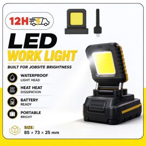 20V LED portable battery-powered work light suitable for various batteries and tools