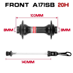 Novatec road bicycle hub 171/172 original genuine SHIMANO front 20 holes and rear 24 holes compatible with 9/10/11 speed hubs