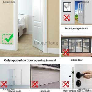 [COD] Laogeliang ความปลอดภัยของล็อคประตูสำหรับการเดินทาง ตัวล็อคประตูแบบพกพาสำหรับงานหนัก ตัวล็อคเพื่อความปลอดภัยในบ้านของโรงแรมแจมเมอร์