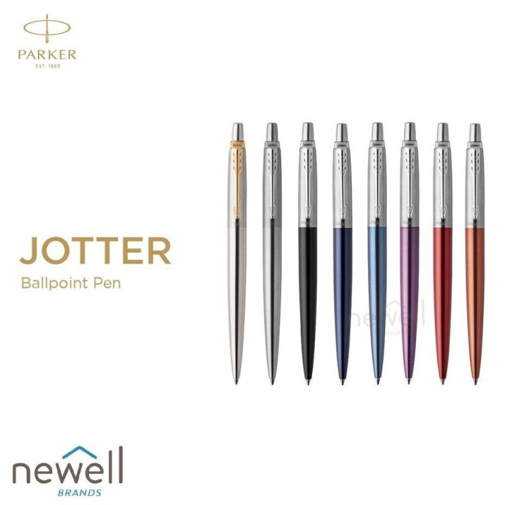 Parker Jotter Ballpoint Pen Stainless Steel Lazada