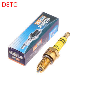 Joldhans 1ชิ้นหัวเทียน3ขั้วไฟฟ้า A7TC D8TC สำหรับ GY6 CG 50 70 110 125 150CC รถจักรยานยนต์ ATV สกูตเตอร์จักรยานสกปรกโกคาร์ท