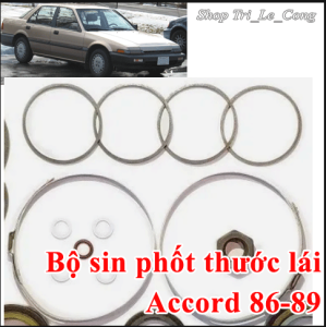 Bộ sin phốt thước lái Honda 86-89 87 88 trợ lực béc phun xăng máy 1.8 2.0 động cơ chế hòa khí mắt ếch cụp hí Accord