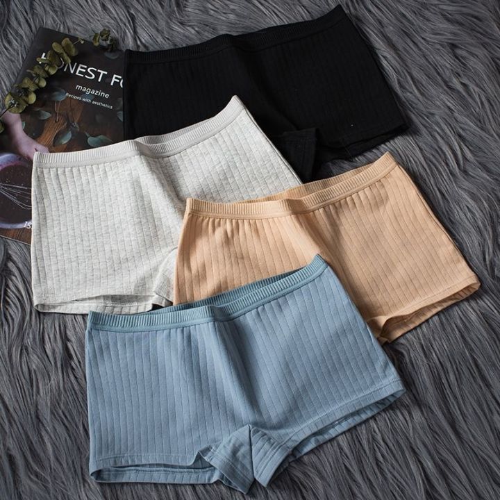 Cotton panty women simless undies boxer shorts panties seamless