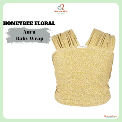 Địu vải Ergobaby Aura Baby Wrap cho bé 0m+ đai địu trợ lực em bé sơ sinh - Monnie Kids