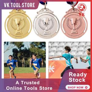 3Pcs Gold Silver Bronze Medal Set Award Medals Zinc Alloy Sports Rewards Class Rewards for Sports School Competition