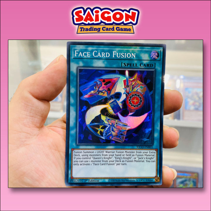Th bi YugiOh M KICO-EN005 - Face Card Fusion - Super Rare - 1st Edition  | Lazada.vn