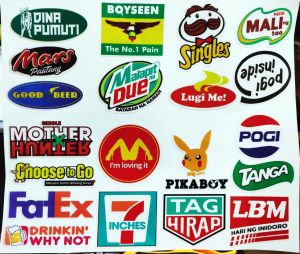 Spoof Printed Decals Sticker