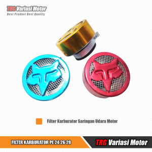 Filter Karburator Saringan Udara Motor Model Serigala TRG PE 24 26 28
