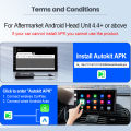 Carlinkit Carplay Không dây Apple CarPlay Dongle cho Android Navigation Player USB Smart LinkCarplay với Android Auto Mrrorlink. 