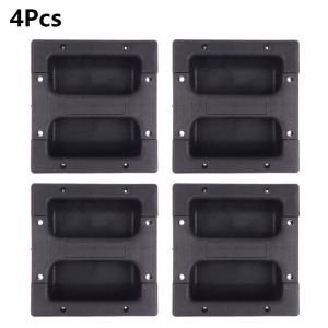 ADAM 4Pcs Nhựa PP Tay cầm loa âm tường Đen 148x140mm Tay cầm tủ âm thanh Bền bỉ Thiết kế âm tường Tay cầm thay thế cho thùng loa dành cho tủ amply guitar