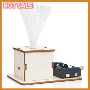 🔥🔥🔥dingdaocunz Wooden Colorful Fiber Optic Lamp Kits DIY Science Building Projects 3D Wooden Puzzles Assembly Model Set Educational Toys