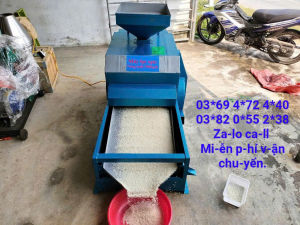 Máy lọc sạn bụi máy làm sạch gạo 700kg/h cho hộ kinh doanh
