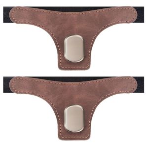 BANDA 2Pcs Vô hình Móc treo ghế ô tô Da lông lật Treo Móc xe hơi Bền bỉ 3 màu sắc Giá đỡ xe cộ Kho lưu trữ phía sau ghế