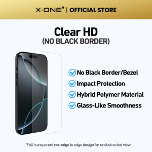 X.One Hybrid Polymer Impact Screen Protector with Installer for iPhone 17 Pro Max16 Pro Max15 Pro Max16 Pro15 Pro Plus