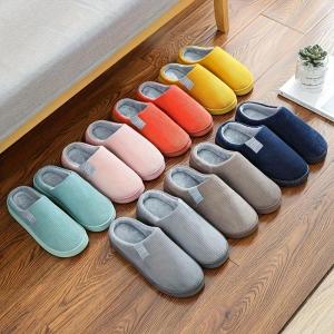 yangpa123 Womens Soft-sole Warm Slippers Indoor Soft Fleece Shoes Womens Footwear