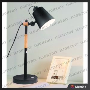 <NORDIC STYLE> E27 MODERN IRON SHADE TABLE LAMP