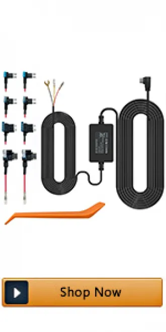 Kit Câblage REDTIGER Pour Dash Cam F8/F9/F17/F4/T27/T700 - Alimentation USB-C, Parking Mode 24/7