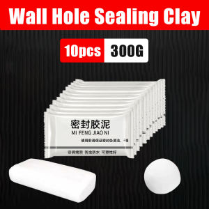 50pcs eco Wall Hole Sealing Clay 1500G For Leaking Pipes Cement Sealant Waterproof Mouse Hole Air Conditioning Hole Repair Sealant Cement Clay Sealing Putty