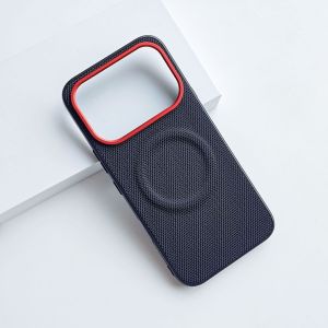 For Infinix Note Edge Case Fashion Magnetic For MagSafe Matte Nylon Leather Phone Cover New Arrivals Non-Slip Dustproof Bumper