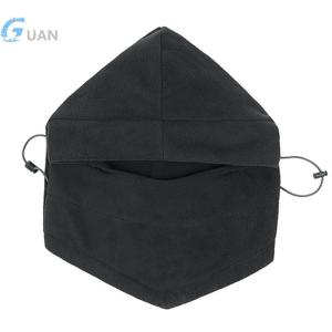 [COD] GUAN หมวกไหมพรมกันหนาวสำหรับผู้ชายและผู้หญิง หมวกกันหนาวกันน้ำมีฮู้ดผ้าพันคอให้ความอบอุ่่นในการเดินป่าหมวกหมวกกันลมสำหรับขี่กลางแจ้ง