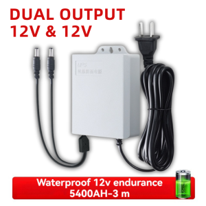 V380 PRO 12V 1.5A Uninterruptible Power Supply Mini UPS Battery Backup WiFi Router Modem Backup Battery Outdoor CCTV Security Camera UPS Monitoring Power Outage Endurance Power Supply Outdoor CCTV Built-in Battery Working System IP Camera Power Cord