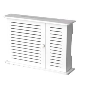 Wireless Wifi Router Storage Boxes Wooden Box Cable Power Plus Wire Bracket Wall Hanging Plug Board Shelf