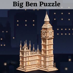 3D DIY Puzzle London Bridge Big Ben Robotime Premium Unique Valentine Birthday Anniversary Christmas Gift Present 立体